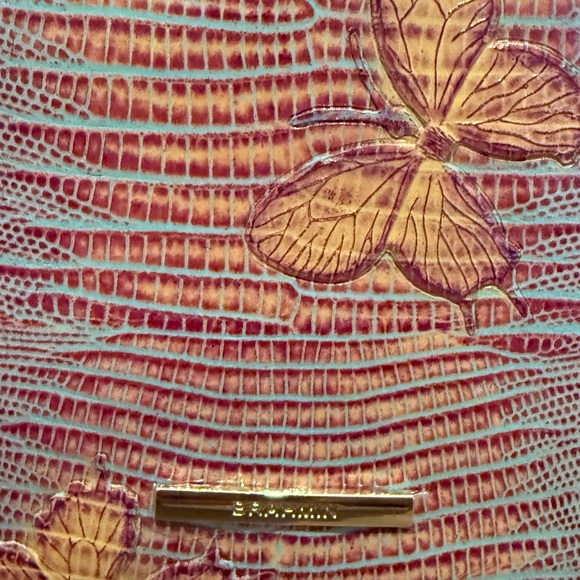 Brahmin Melbourne Shayna Crossbody Bag in Mandarin Orange NWT - Picture 4 of 9